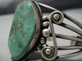 Museum Vintage Native American Jewelry Navajo Vivian Royston Turquoise Sterling Silver Bracelet-Nativo Arts