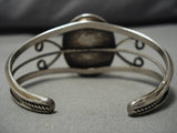 Museum Vintage Native American Navajo Aqua Turquoise Sterling Silver Platero Bracelet Old-Nativo Arts