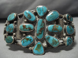 Museum Vintage Native American Navajo Early 1900's Royston Turquoise Sterling Silver Bracelet-Nativo Arts