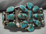 Museum Vintage Native American Navajo Early 1900's Royston Turquoise Sterling Silver Bracelet-Nativo Arts