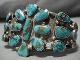 Museum Vintage Native American Navajo Early 1900's Royston Turquoise Sterling Silver Bracelet-Nativo Arts