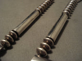 Museum Vintage Navajo 'Advanced Native American Jewelry Silver Work' Native American Jewelry Silver Necklace-Nativo Arts