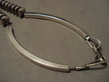 Museum Vintage Navajo 'Advanced Native American Jewelry Silver Work' Native American Jewelry Silver Necklace-Nativo Arts