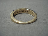 Museum Vintage Navajo Arviso 14k Gold Lapis Opal Native American Jewelry Ring-Nativo Arts
