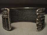 Museum Vintage Navajo Bisbee Turquoise Native American Jewelry Silver Bracelet-Nativo Arts