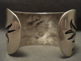 Museum Vintage Navajo Bisbee 'Wind' Native American Jewelry Silver Bracelet-Nativo Arts