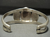 Museum Vintage Navajo Blue Diamond Turquoise Native American Jewelry Silver Bracelet-Nativo Arts