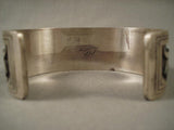 Museum Vintage Navajo Cowhead Native American Jewelry Silver Bracelet-Nativo Arts