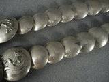 Museum Vintage Navajo 'Dancing Kokopelli' Native American Jewelry Silver Necklace-Nativo Arts