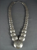 Museum Vintage Navajo 'Dancing Kokopelli' Native American Jewelry Silver Necklace-Nativo Arts