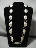 Museum Vintage Navajo Hand Wrought Native American Jewelry Silver Concho Necklace/ Belt Old-Nativo Arts