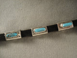 Museum Vintage Navajo Jimmie King Jr Native American Jewelry Silver Hat Concho Belt-Nativo Arts
