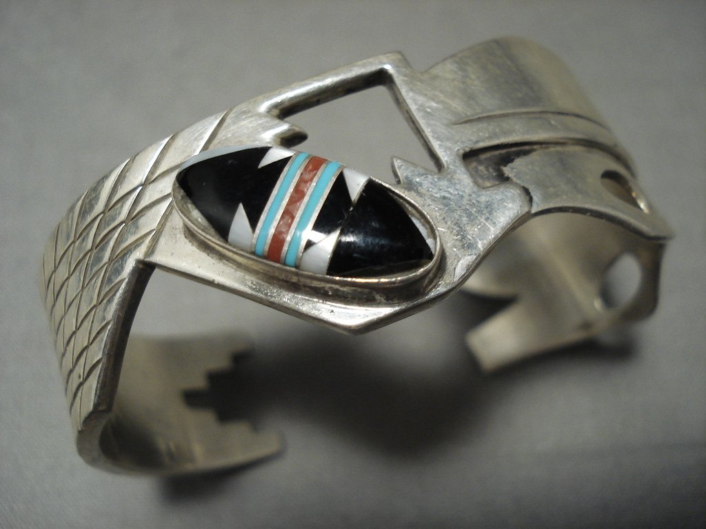 Museum Vintage Navajo Julian Arviso Turquoise Native American