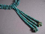 Museum Vintage Navajo Native American Jewelry jewelry/ Santo Domingo Royston Turquoise Turquoise Necklace Old-Nativo Arts