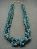 Museum Vintage Navajo Native American Jewelry jewelry Squaw Tie Royston Turquoise Necklace-Nativo Arts