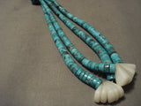 Museum Vintage Navajo Native American Jewelry jewelry 'Stacked Square Turquoise' Necklace Old-Nativo Arts