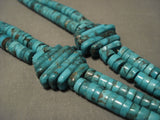 Museum Vintage Navajo Native American Jewelry jewelry 'Stacked Square Turquoise' Necklace Old-Nativo Arts