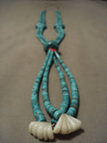 Museum Vintage Navajo Native American Jewelry jewelry 'Stacked Square Turquoise' Necklace Old-Nativo Arts