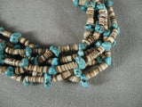 Museum Vintage Navajo Native American Jewelry jewelry Turquoise Necklace Old-Nativo Arts