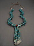 Museum Vintage Navajo Native American Jewelry jewelry turquoise Slab Necklace-Nativo Arts