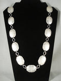Museum Vintage Navajo Native American Jewelry Silver Concho Necklace-Nativo Arts