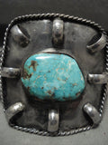 Museum Vintage Navajo Old Royston Turquoise 'Native American Jewelry Silver Bridges' Bracelet-Nativo Arts