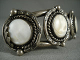 Museum Vintage Navajo Pearl Sterling Native American Jewelry Silver Bracelet-Nativo Arts