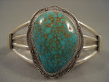 Museum Vintage Navajo Royston Turquoise Native American Jewelry Silver Bracelet-Nativo Arts