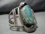 Museum Vintage Navajo Royston Turquoise Sterling Silver Bracelet Native American Jewelry-Nativo Arts