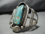 Museum Vintage Navajo Royston Turquoise Sterling Silver Bracelet Native American Jewelry-Nativo Arts