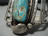 Museum Vintage Navajo Royston Turquoise Sterling Silver Bracelet Native American Jewelry-Nativo Arts