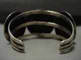 Museum Vintage Navajo Sky Blue Basalt Turquoise Native American Jewelry Silver Bracelet Old-Nativo Arts