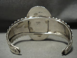 Museum Vintage Navajo 'Spider Intensity Turquoise' Native American Jewelry Silver Dlanks Bracelet-Nativo Arts