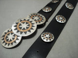 Museum Vintage Navajo 'Sterling Basket' Native American Jewelry Silver Concho Belt Old-Nativo Arts