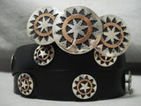 Museum Vintage Navajo 'Sterling Basket' Native American Jewelry Silver Concho Belt Old-Nativo Arts