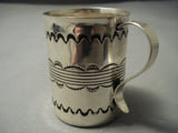 Museum Vintage Navajo Sterling Native American Jewelry Silver Coffee Cup-Nativo Arts