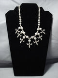 Museum Vintage Navajo Sterling Silver Native American Jewelry Jewelry Necklace Old-Nativo Arts