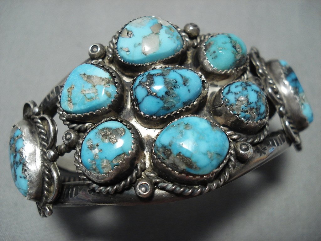 Museum Vintage Navajo Turquoise Native American Jewelry Sterling