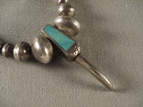 Museum Vintage Santo Domingo Native American Jewelry Silver Claw Turquoise Necklace Old-Nativo Arts