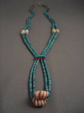 Museum Vintage Santo Domingo Turquoise Necklace-Nativo Arts