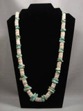 Museum Vintage Santo Domingo Wide Turquoise Shell Necklace-Nativo Arts