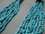 Museum Vintage Vera Fragua Native American Jewelry Navajo Turquoise Sterling Silver Necklace Old-Nativo Arts