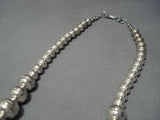 Museum Vintage Vera Fragua Native American Jewelry Navajo Turquoise Sterling Silver Necklace Old-Nativo Arts