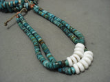 Mystique Vintage Navajo Native American Jewelry jewelry 'Royston Collection Turquoise' Heishi Necklace Old-Nativo Arts