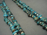 Mystique Vintage Navajo Native American Jewelry jewelry 'Royston Collection Turquoise' Heishi Necklace Old-Nativo Arts