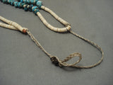 Mystique Vintage Navajo Native American Jewelry jewelry 'Royston Collection Turquoise' Heishi Necklace Old-Nativo Arts