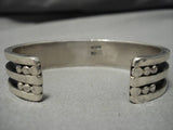 Native American Important Jeanette Dale Royston Turquoise Sterling Silver Bracelet-Nativo Arts