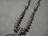 Native American Important Vintage Cochiti Sterling Silver Joseph H Quinatana Necklace Old-Nativo Arts