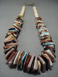 Native American Jewelry Amazing Santo Domingo Disced 236 Grams Turquoise Necklace-Nativo Arts