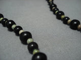 Native American Jewelry Important Santo Domingo Green Turquoise Sterling Silver Neito Necklace-Nativo Arts